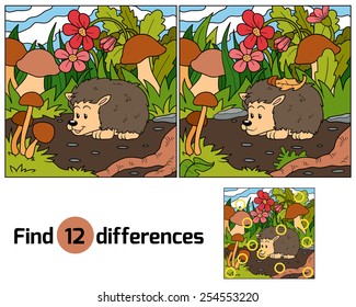 Find differences (hedgehog)