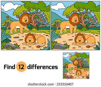 Find differences (Lions)