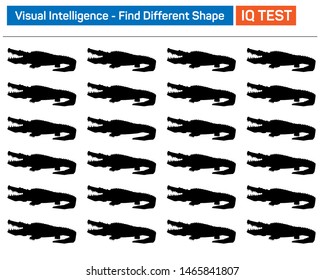 Find different shape - Visual intelligence questions