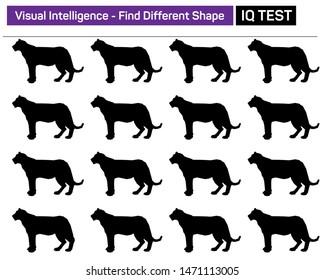 Find different shape - Visual intelligence