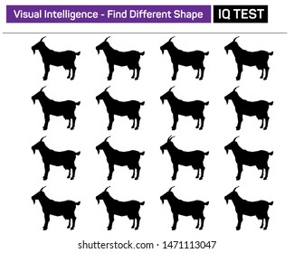 Find different shape - Visual intelligence