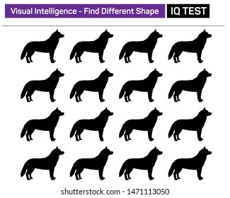 Find different shape - Visual intelligence