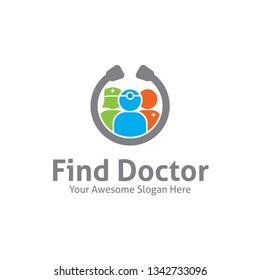 Find Doctor Logo Design Template