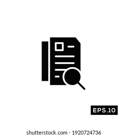 Suchen Sie einen Vektorgrafik-Dokument. Bildsymbol-Vektorgrafik suchen