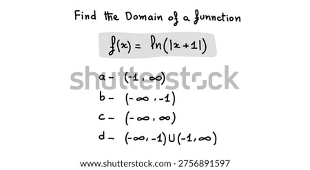 Find Domain of a Function with Choices