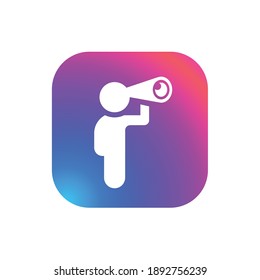 Mitarbeiter suchen - Schaltfläche "App"