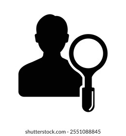 Buscar empleado Icono, Vector