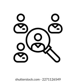 Find Employee icon in vector. Logotype