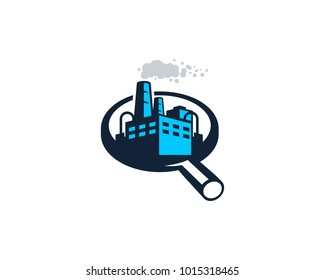 Find Factory Icon Logo Design Element