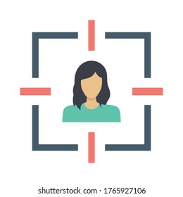 
 Find female vector icon which can easily modify or edit

