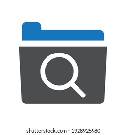 Find Folder Icon.search,file (vector Illustration)