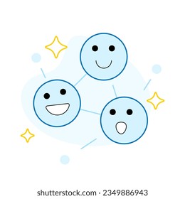 find friends on the app, contact access permission concept illustration flat design vector eps10. modern graphic element for landing page, empty state ui, infographic, icon
