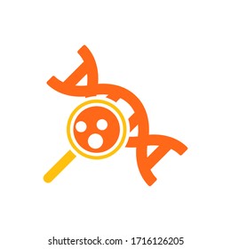 Finden Sie genetisches Flachsymbol. Dieses Icon ist für Ihre Design-Anforderungen wie Poster, Ankündigungen, Web-Design, etc. geeignet.