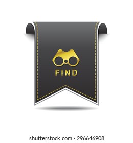 Find golden Vector Icon Design