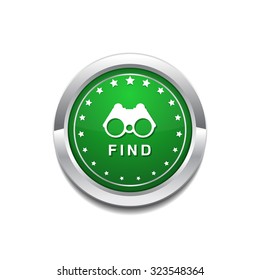 Find Green Vector Icon Button