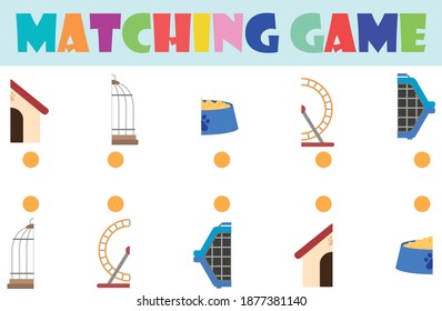 Find the half of the pictures. Cartoon illustration. 