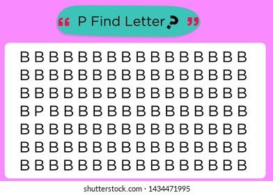 Find the hidden letter. Vector Ai