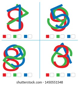 Find the hidden number. Vector