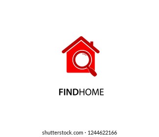 Find Home logo template design vector