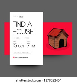 Find a House App UX Design for Smart Phone Screens