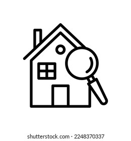 Finden Sie das Haussymbol in Vektorgrafik. Logotyp