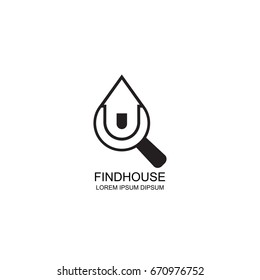 Find House Logo Design Template