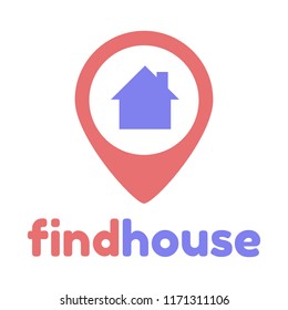 Find House Pin Map Template