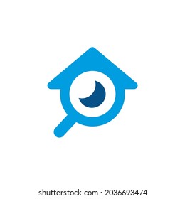 Find the house, real estate and mortgage logo concept