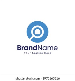 Find House Search Home Logo Design Template. Logo can be used for icon, brand, identity, symbol, and business company
