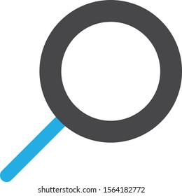  Find icon isolated on abstract background

