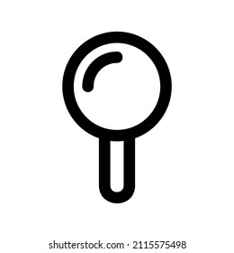 Buscar icono aislado en fondo blanco