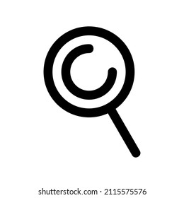 Buscar icono aislado en fondo blanco