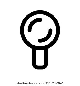 Finden Sie Symbol einzeln auf weißem Hintergrund