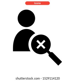 find icon isolated sign symbol vector illustration - high quality black style vector icons
