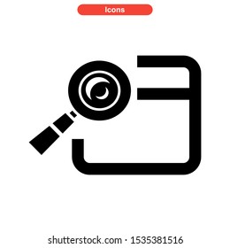 find icon isolated sign symbol vector illustration - high quality black style vector icons
