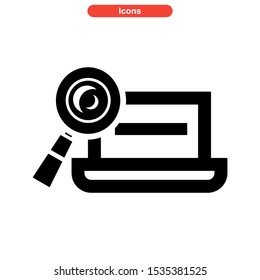 find icon isolated sign symbol vector illustration - high quality black style vector icons
