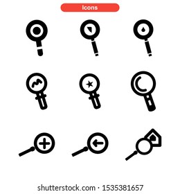 find icon isolated sign symbol vector illustration - Collection of high quality black style vector icons
