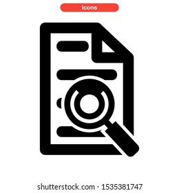 find icon isolated sign symbol vector illustration - high quality black style vector icons
