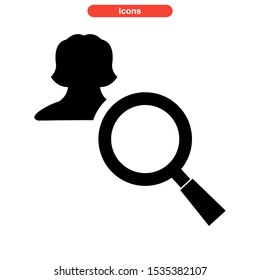 find icon isolated sign symbol vector illustration - high quality black style vector icons
