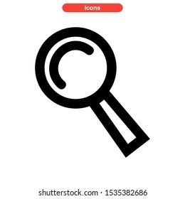 find icon isolated sign symbol vector illustration - high quality black style vector icons
