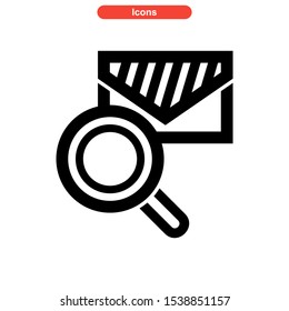 find icon isolated sign symbol vector illustration - high quality black style vector icons
