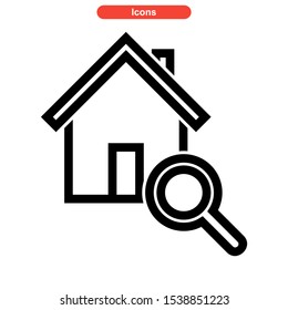 find icon isolated sign symbol vector illustration - high quality black style vector icons

