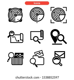 find icon isolated sign symbol vector illustration - Collection of high quality black style vector icons
