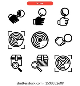 find icon isolated sign symbol vector illustration - Collection of high quality black style vector icons
