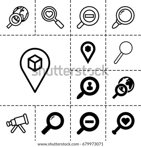 find icon set 13