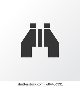 Find Icon Symbol. Premium Quality Isolated Binocular  Element In Trendy Style.
