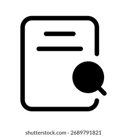 Illustration für Symboldesign mit Vektorsymbol suchen
