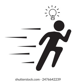 find idea icon vector design