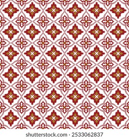 Find illustration vector seamless pattern in damask style motif for wallpaper,clothing,curtains,fabric,fashion,and textiles design isolated over white background.In archives eps files.