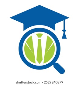 FIND JOB EDUCATION logo design template